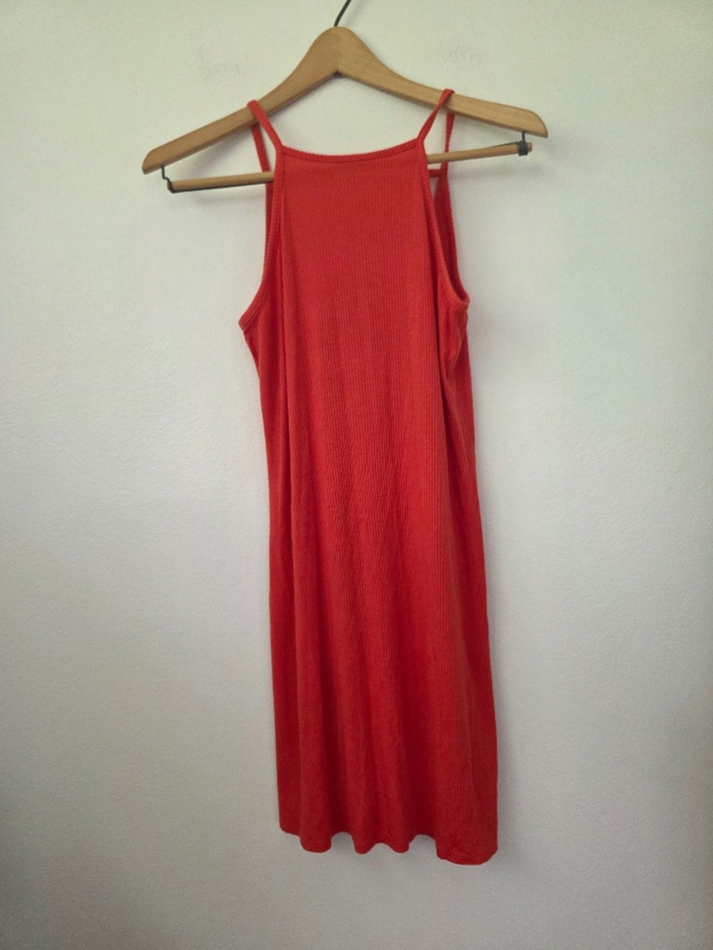 Mossimo Red/Orange Tank Mini Dress - Small